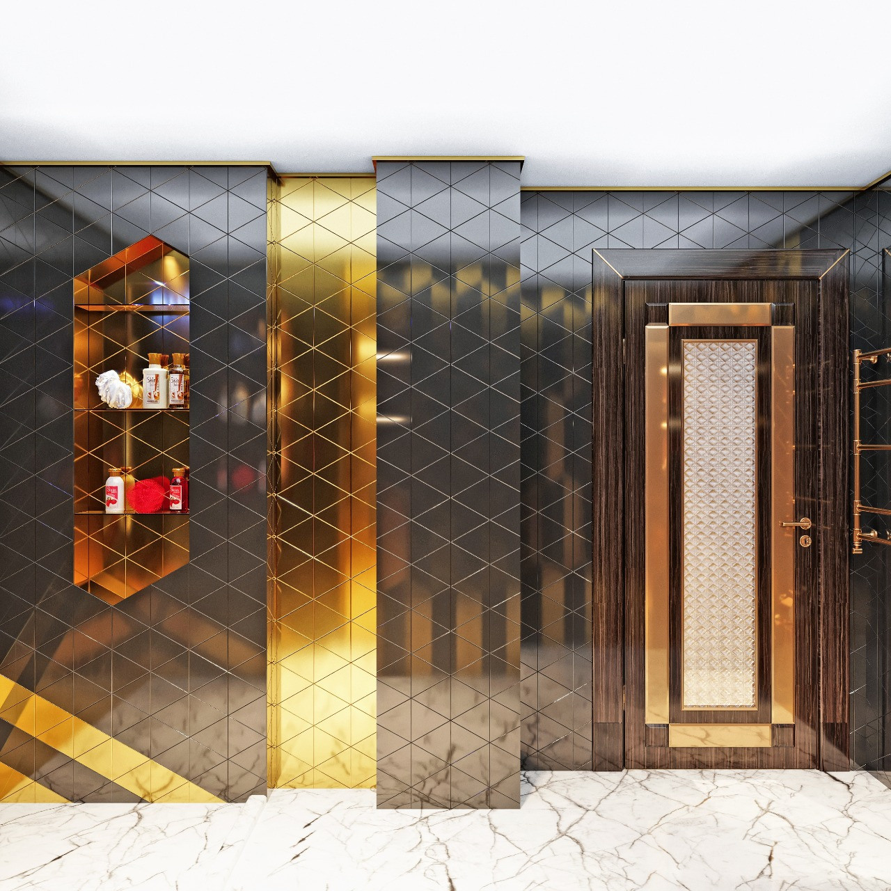 Дизайн — проект апартаментов  245 м². Разработка и техническое сопровождение архитектурных и дизайн-проектов