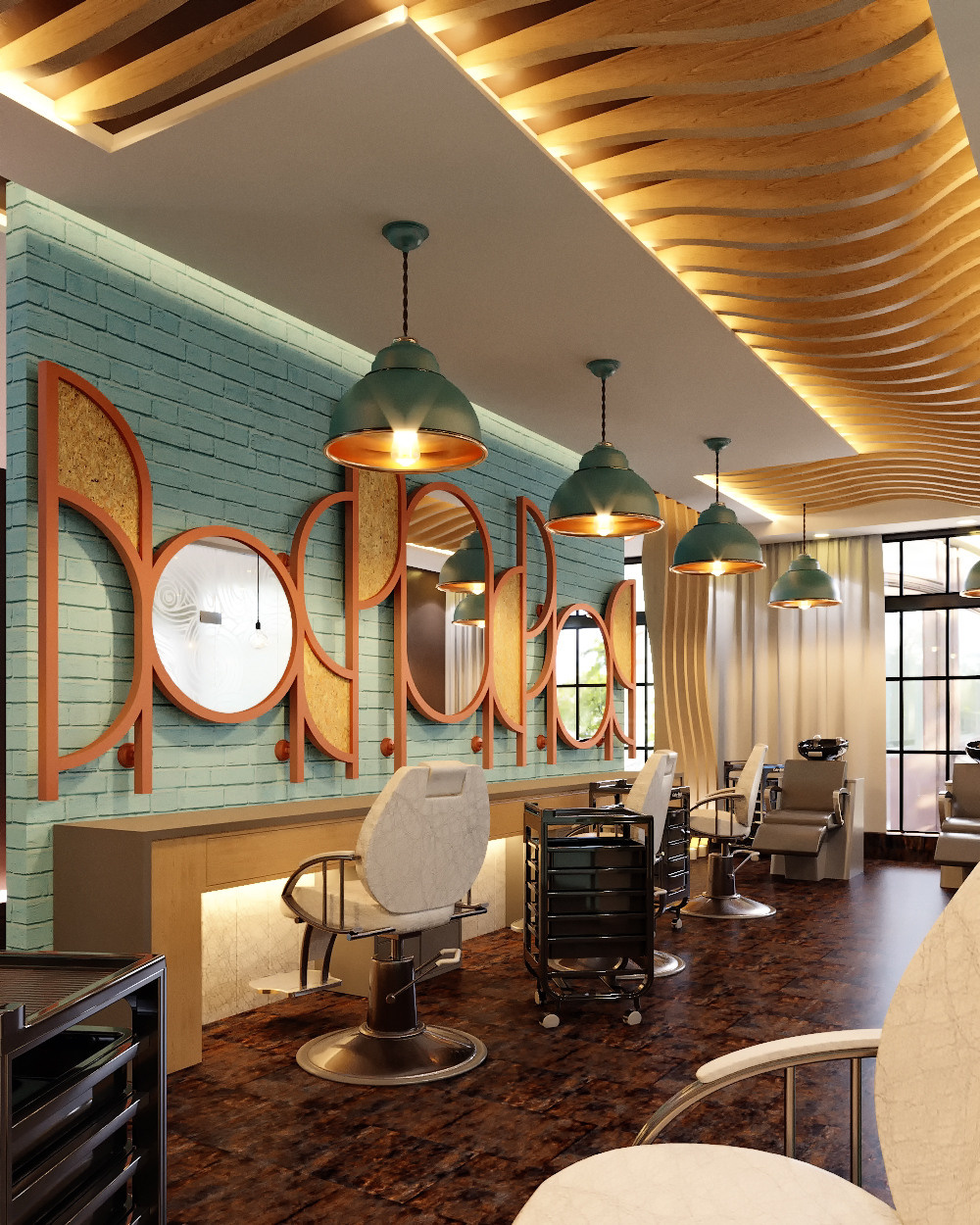 Дизайн — проект частного центра эстетики и косметологии «BAKI ESTETIK MERKEZI». Разработка и техническое сопровождение архитектурных и дизайн-проектов