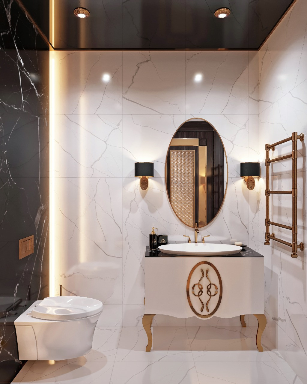 Дизайн — проект апартаментов  245 м². Разработка и техническое сопровождение архитектурных и дизайн-проектов