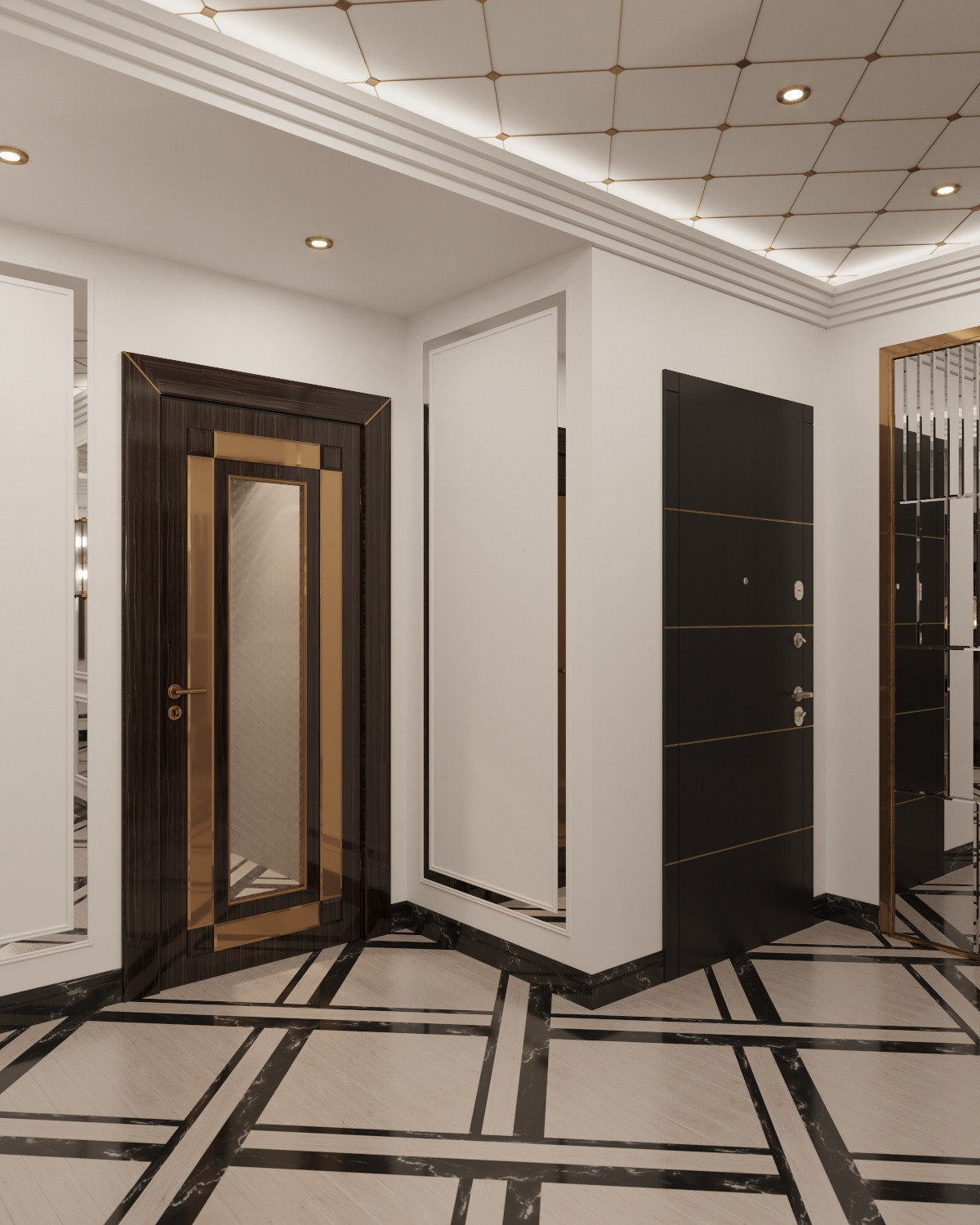 Дизайн — проект апартаментов  245 м². Разработка и техническое сопровождение архитектурных и дизайн-проектов