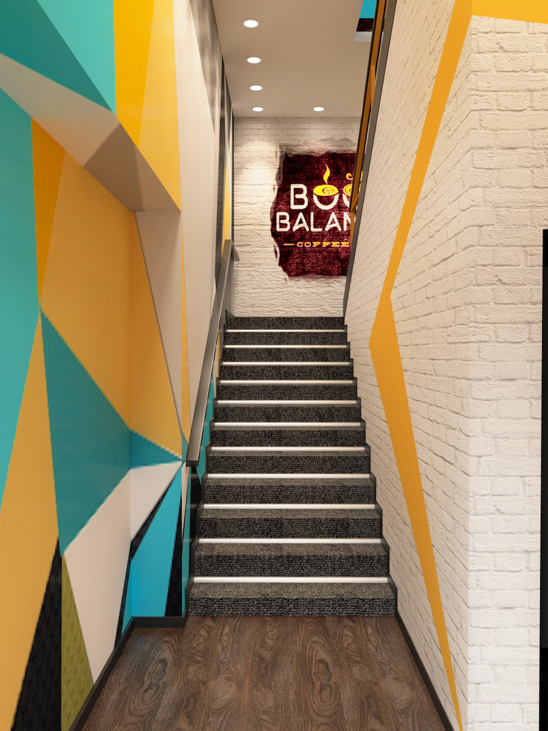 Дизайн — проект лаундж кафе «BUMBALAMBUZ». Разработка и техническое сопровождение архитектурных и дизайн-проектов