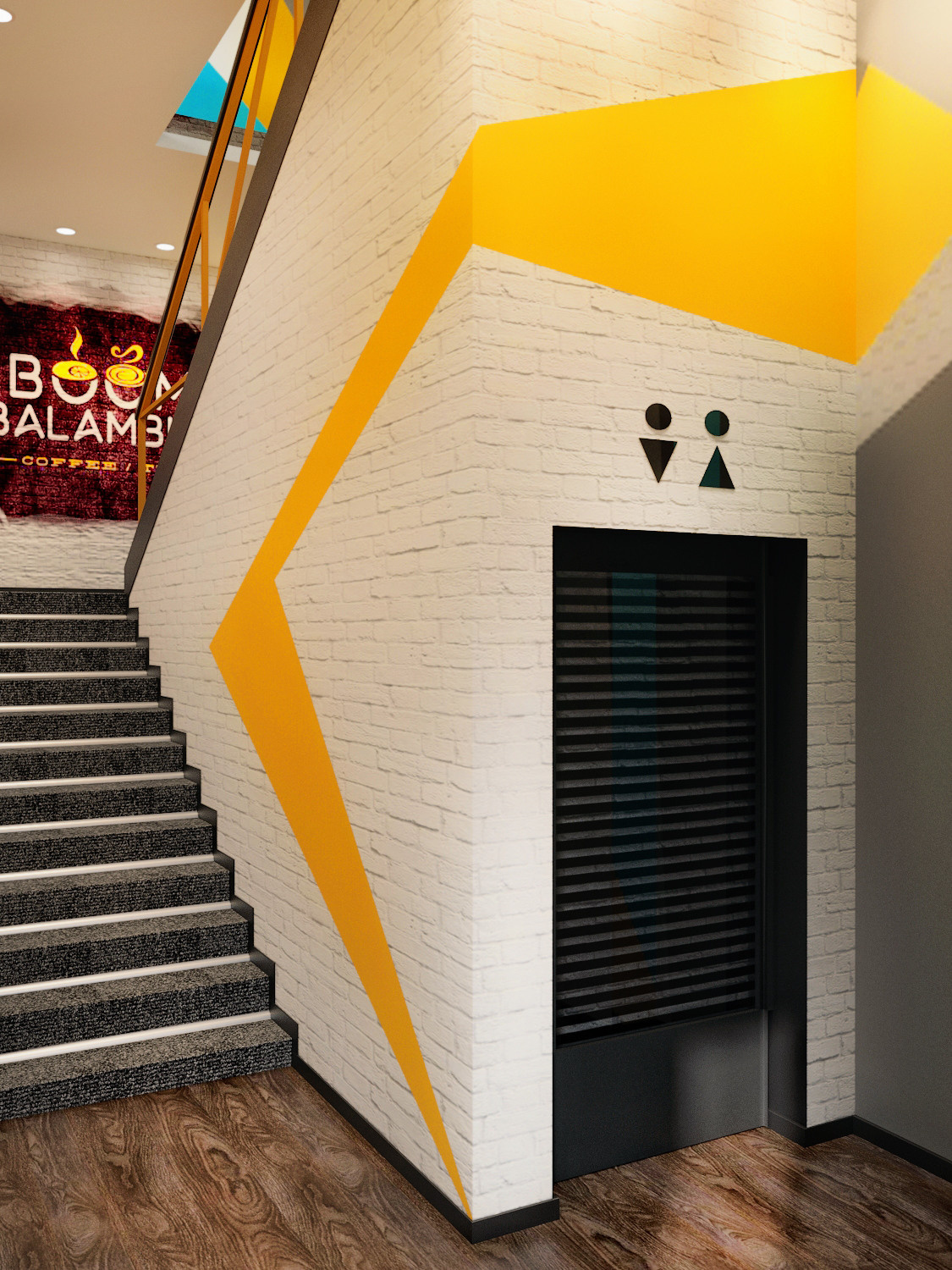 Дизайн — проект лаундж кафе «BUMBALAMBUZ». Разработка и техническое сопровождение архитектурных и дизайн-проектов