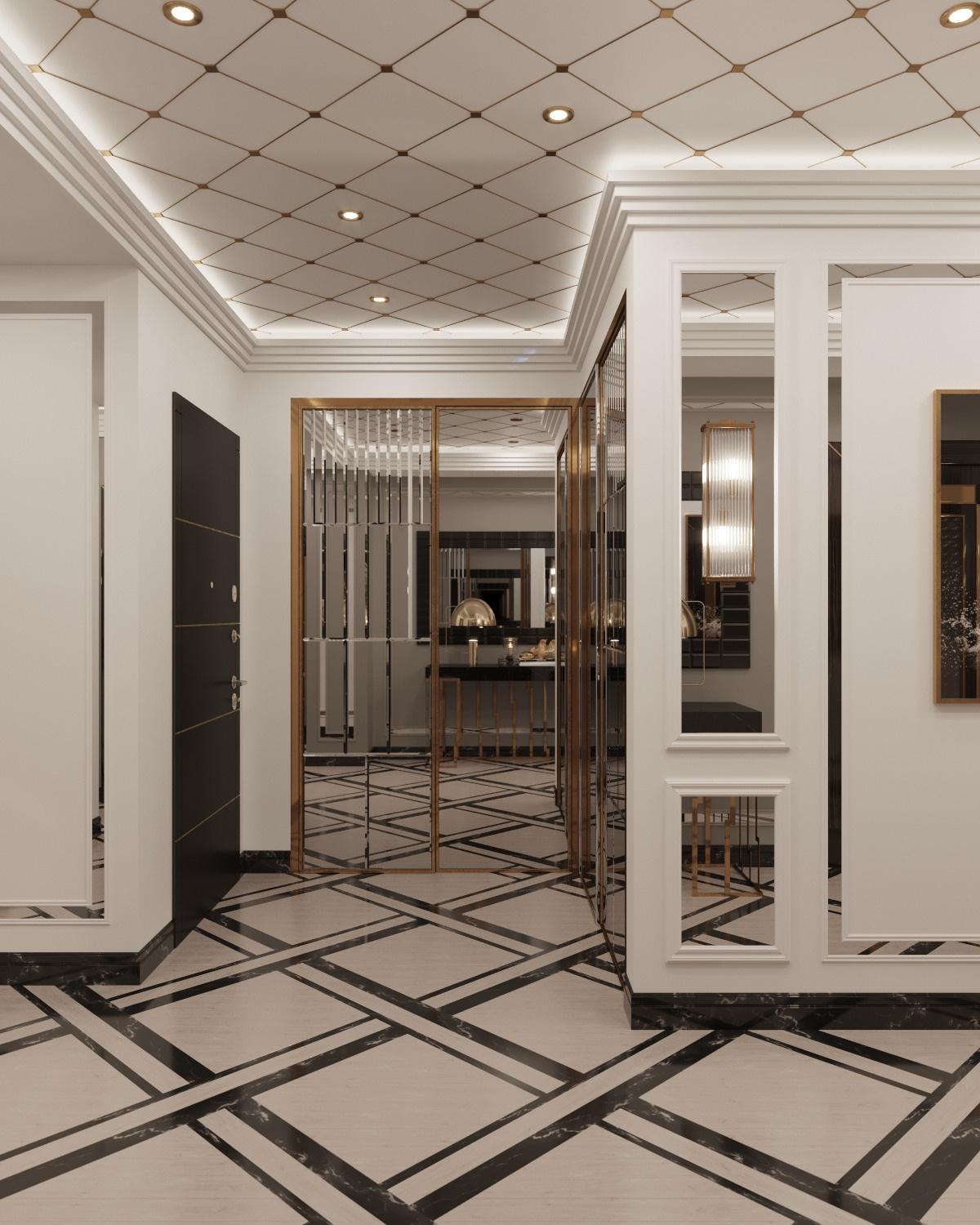 Дизайн — проект апартаментов  245 м². Разработка и техническое сопровождение архитектурных и дизайн-проектов