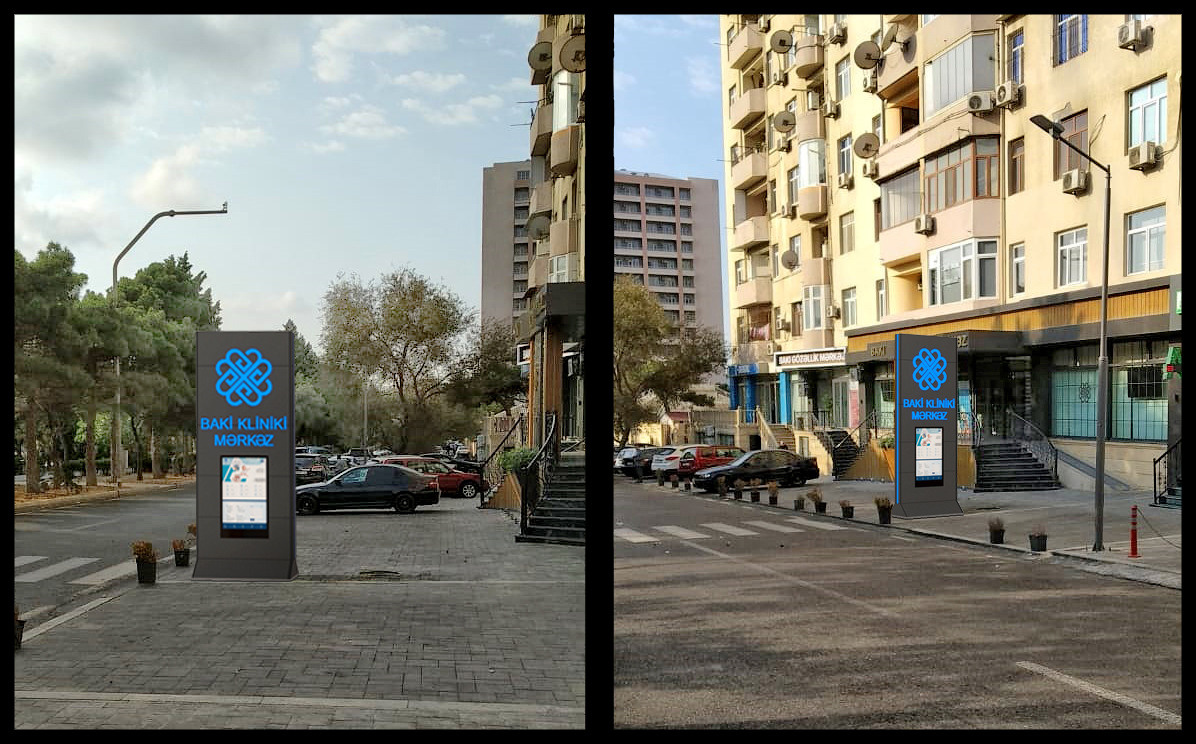 Эскизная разработка уличного информационного указателя. Разработка и техническое сопровождение архитектурных и дизайн-проектов