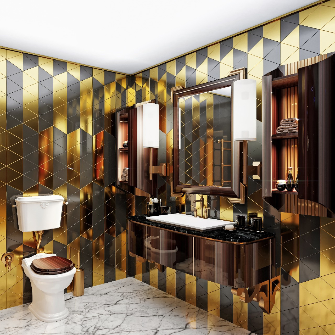 Дизайн — проект апартаментов  245 м². Разработка и техническое сопровождение архитектурных и дизайн-проектов