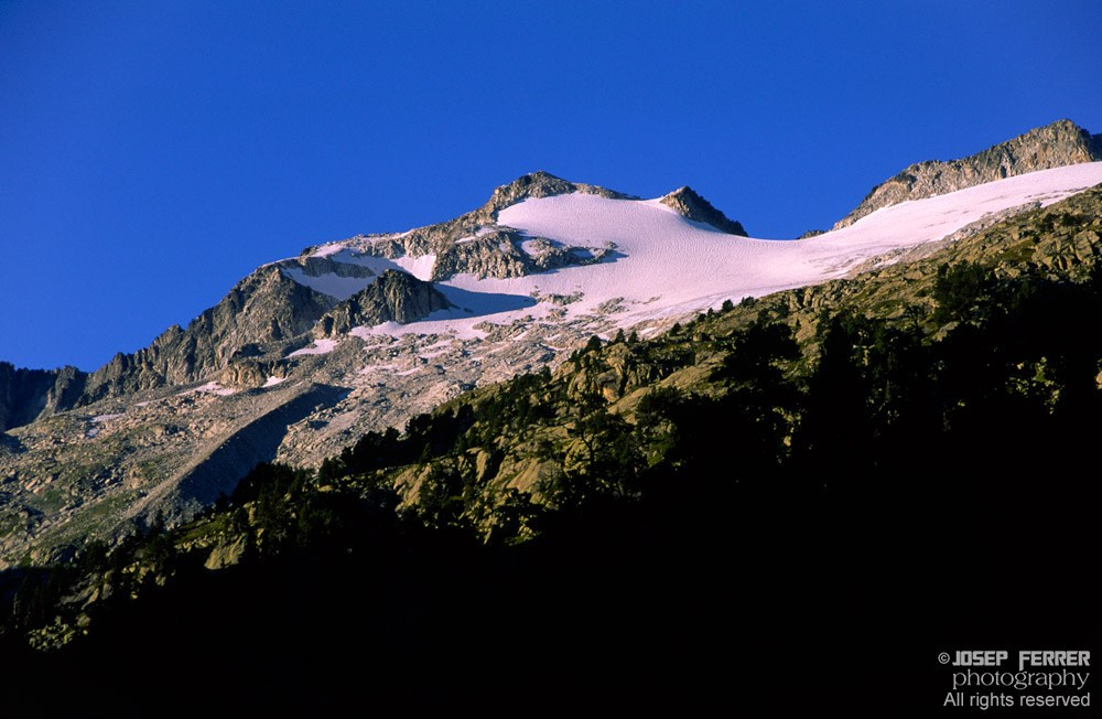 Mount Aneto, the highest point of the Pyrenees, Huesca