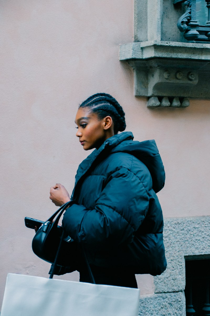 Street style in Milan. Milano Fashion Week