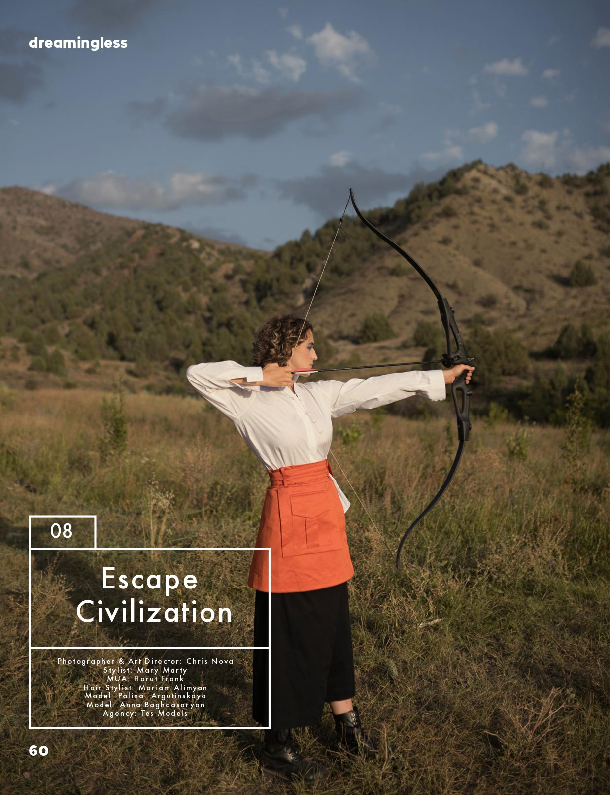 Escape Civilization / Dreamingless Magazine, December 2020. Home