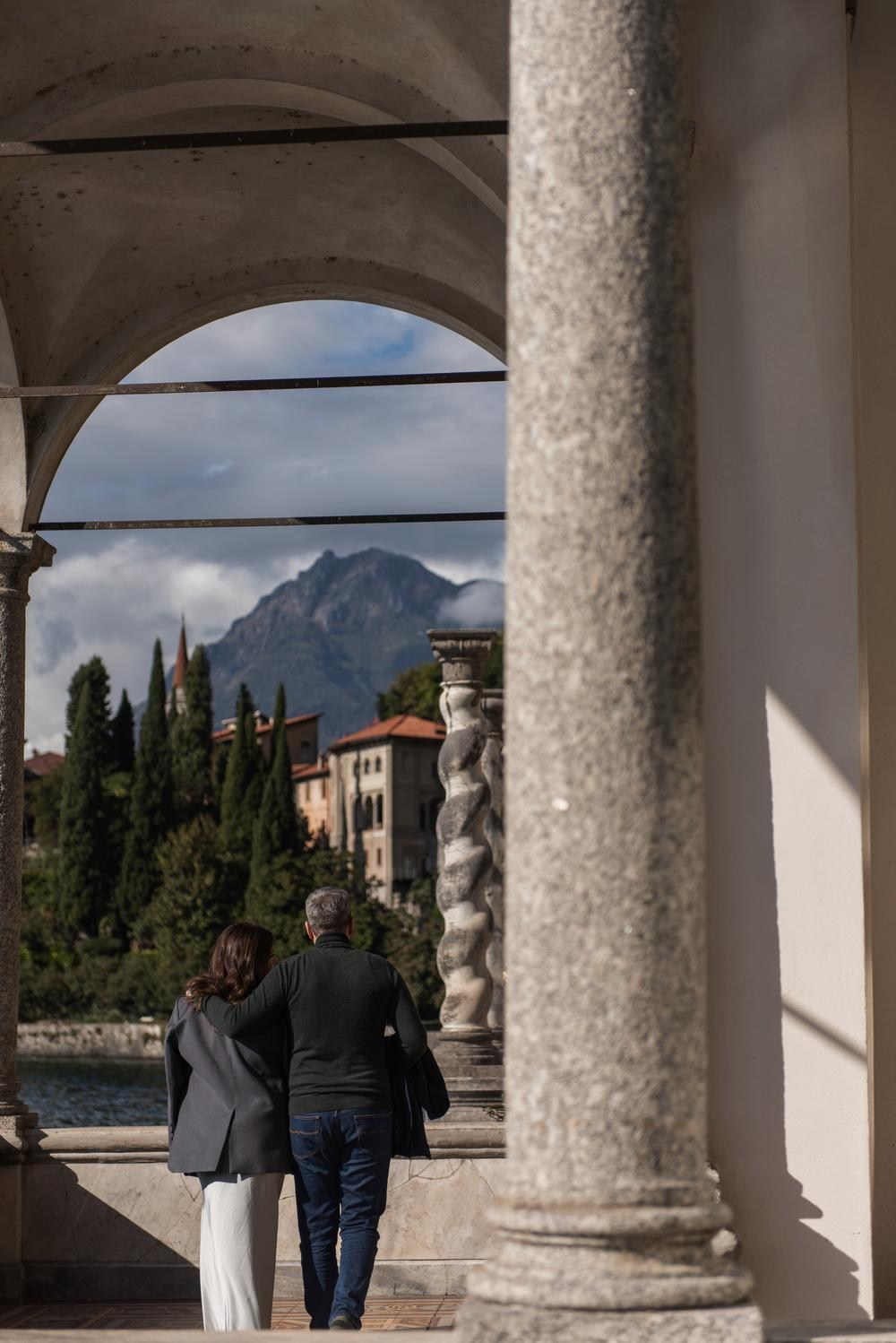 Proposal at Villa Monastero' oct 23. Lake Como Wedding Photographer | Elegant & Timeless Photography in Italy