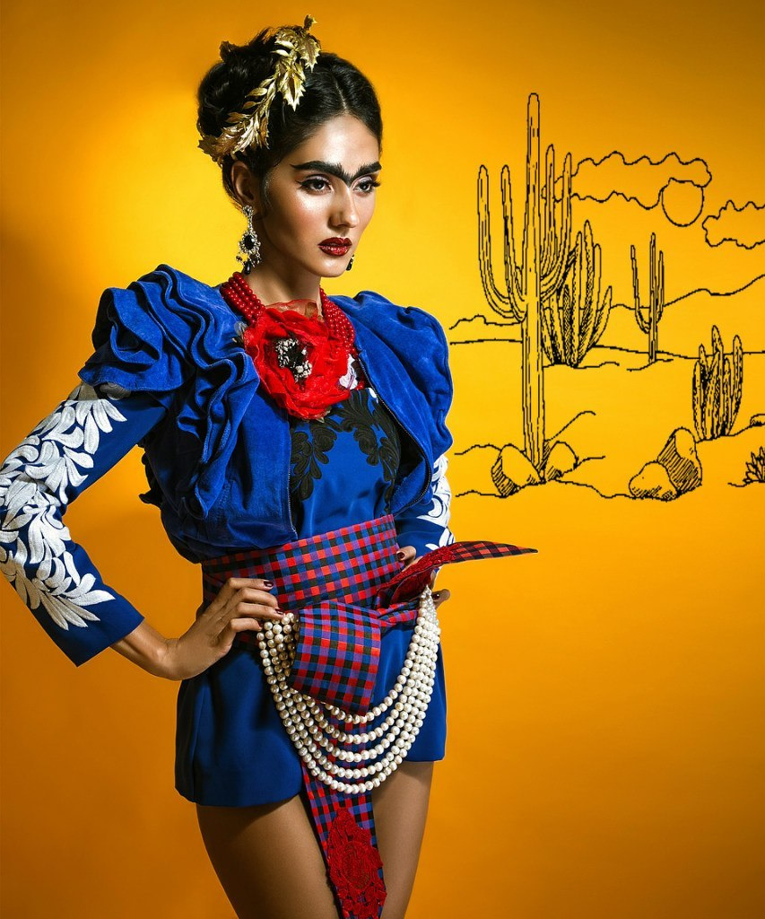 Фрида Кало. стилизованная съемка в студии. Фотограф в Каппадокии / Julia Ganch