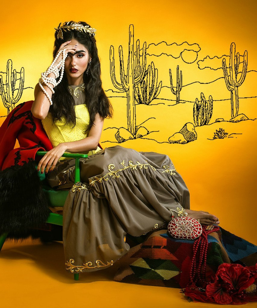 Фрида Кало. стилизованная съемка в студии. Фотограф в Каппадокии / Julia Ganch