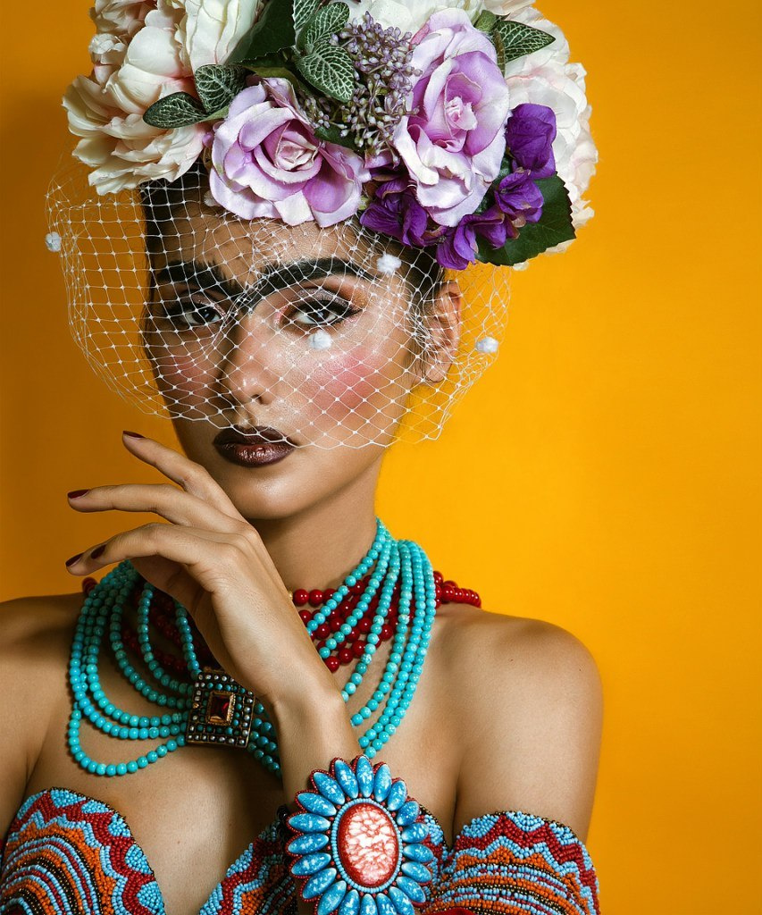 Фрида Кало. стилизованная съемка в студии. Фотограф в Каппадокии / Julia Ganch