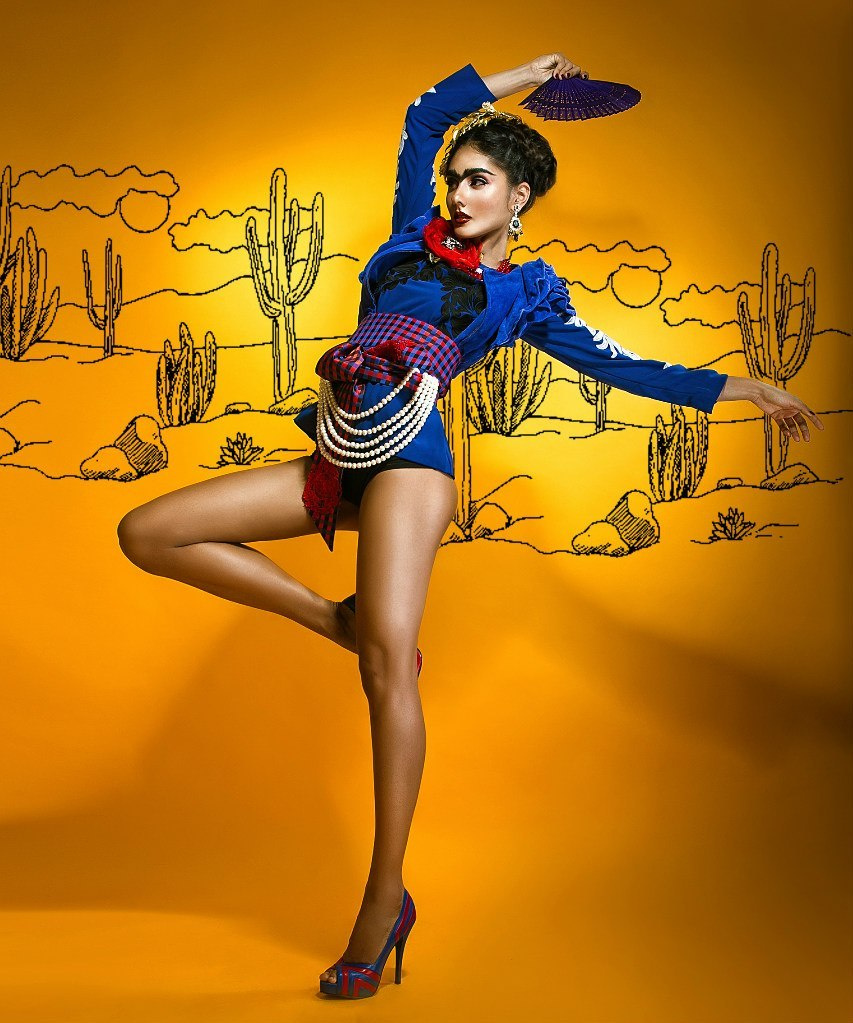 Фрида Кало. стилизованная съемка в студии. Фотограф в Каппадокии / Julia Ganch