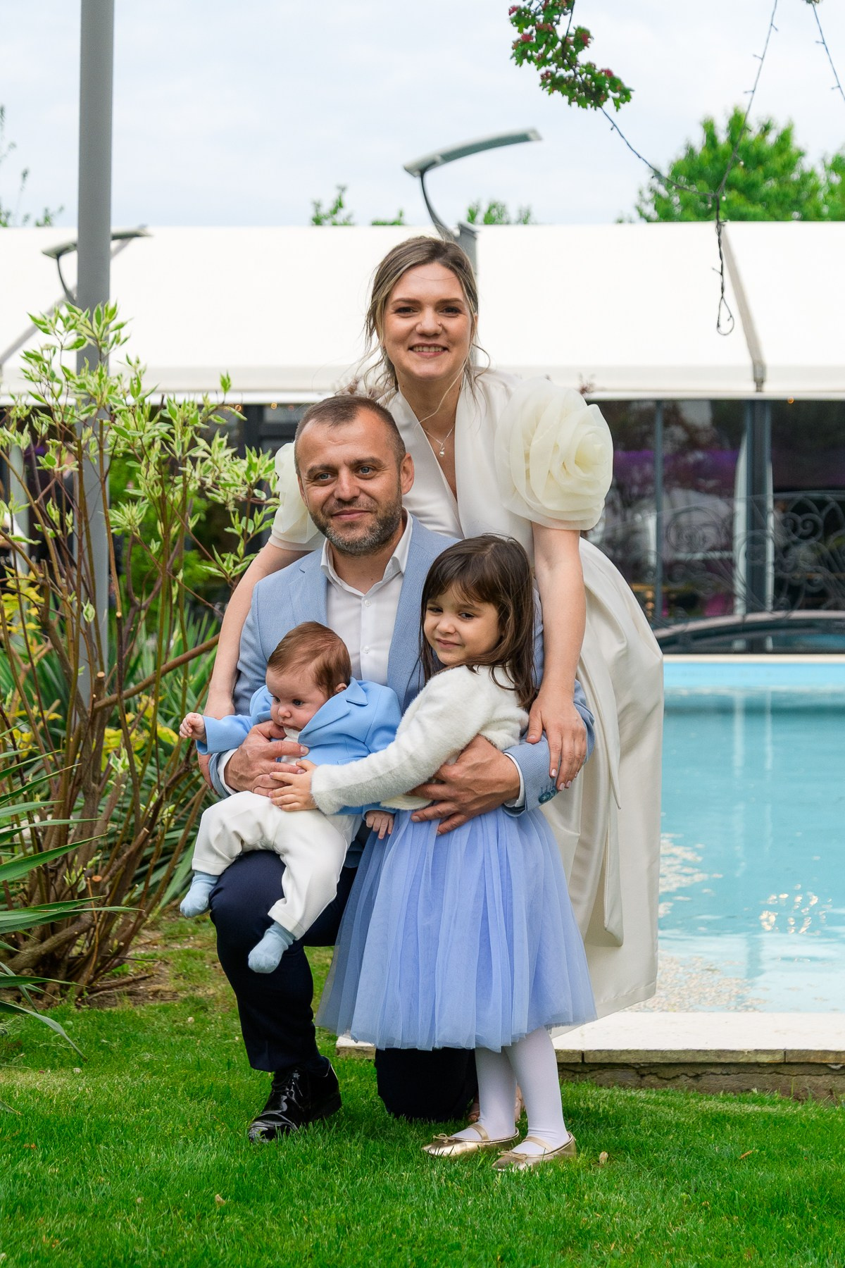 The Christening of Alexandru. Hand for photos