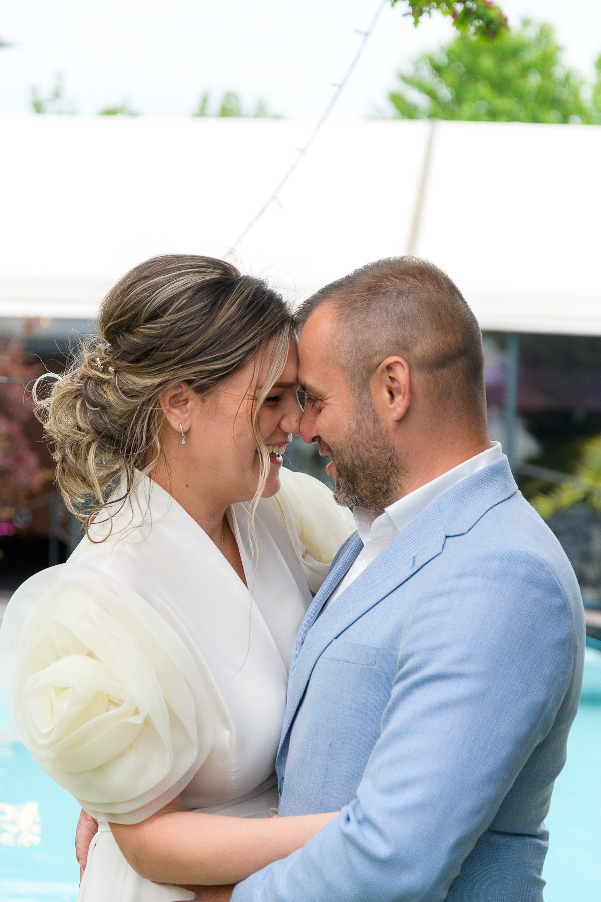 The Christening of Alexandru. Hand for photos