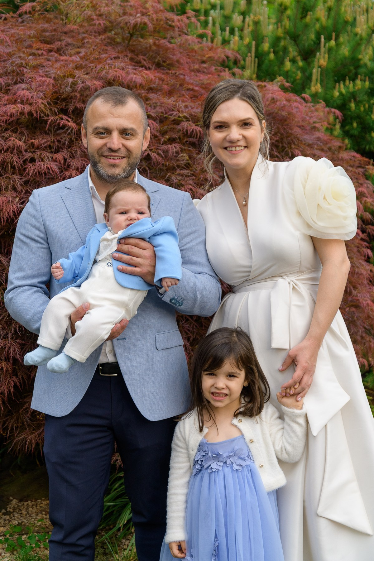 The Christening of Alexandru. Hand for photos