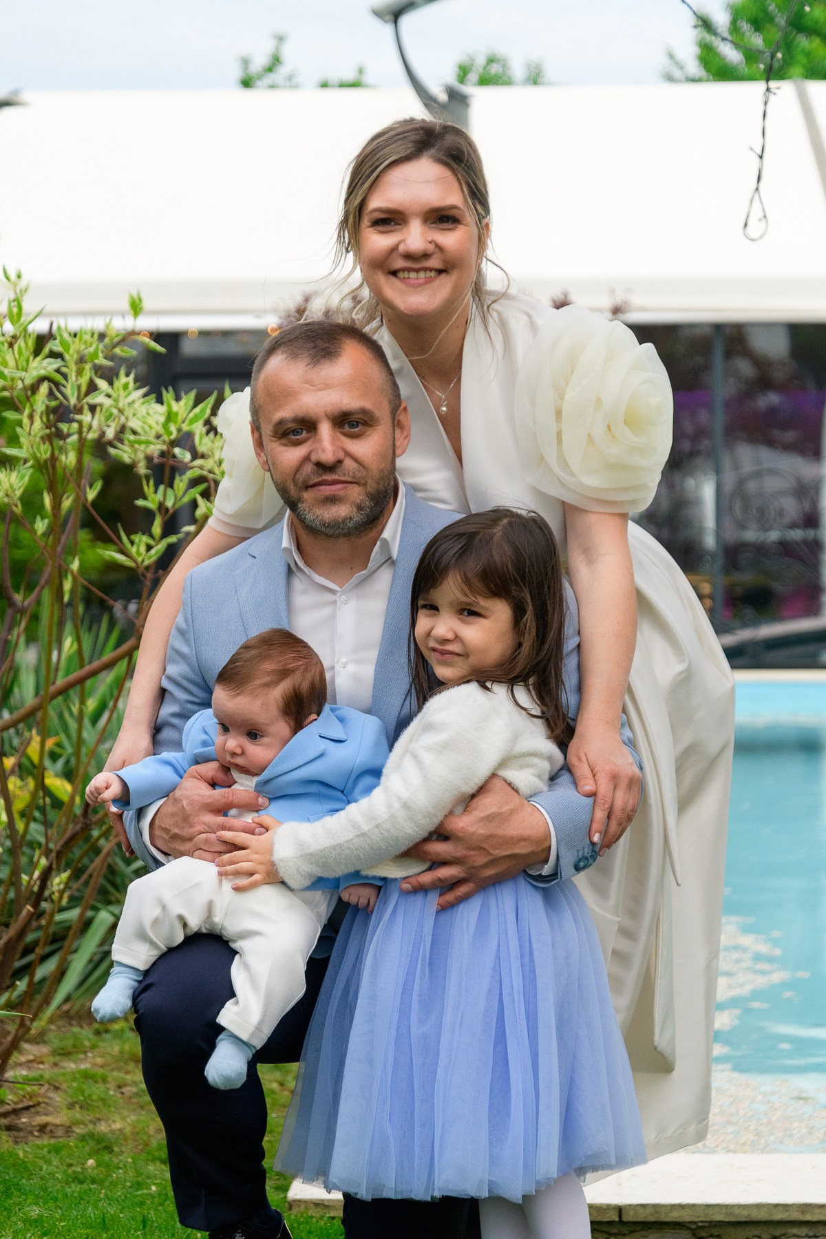 The Christening of Alexandru. Hand for photos