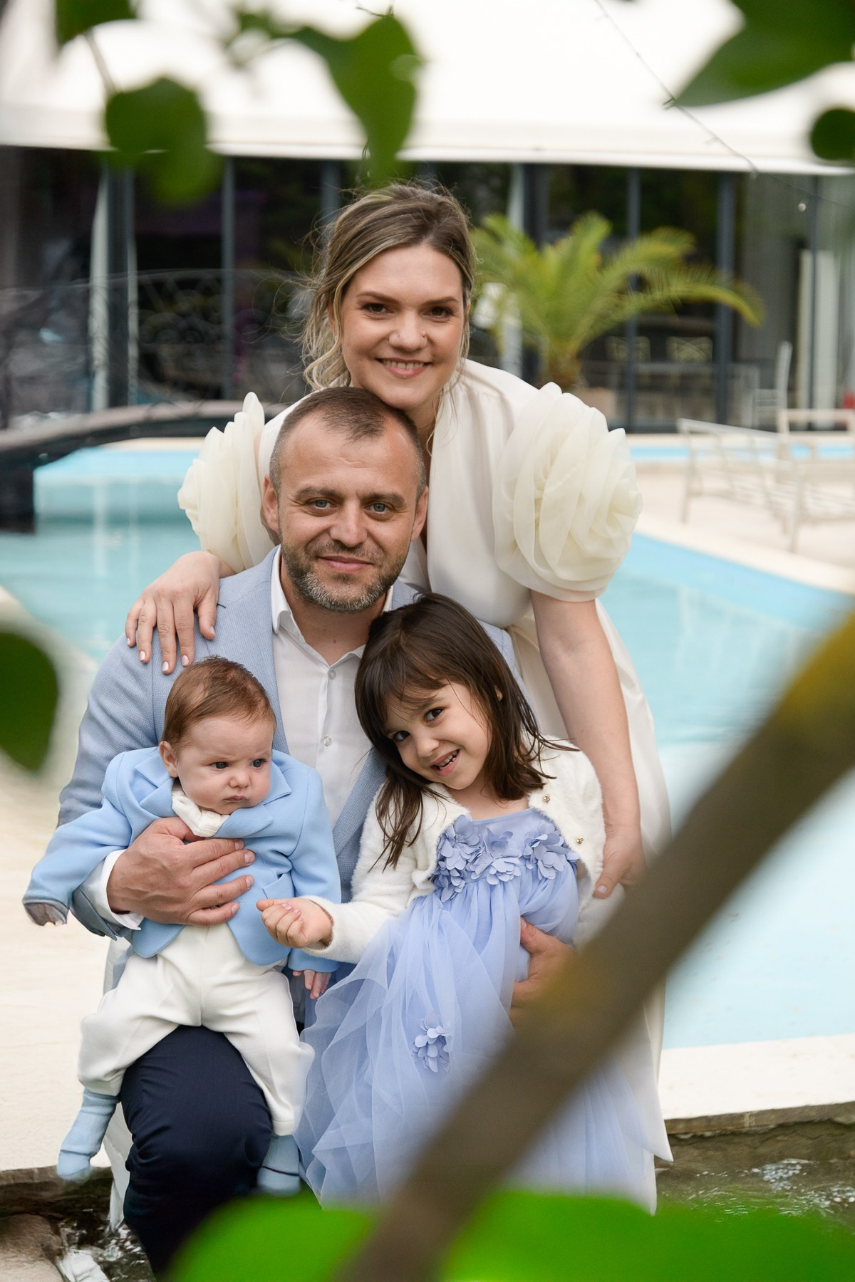 The Christening of Alexandru. Hand for photos