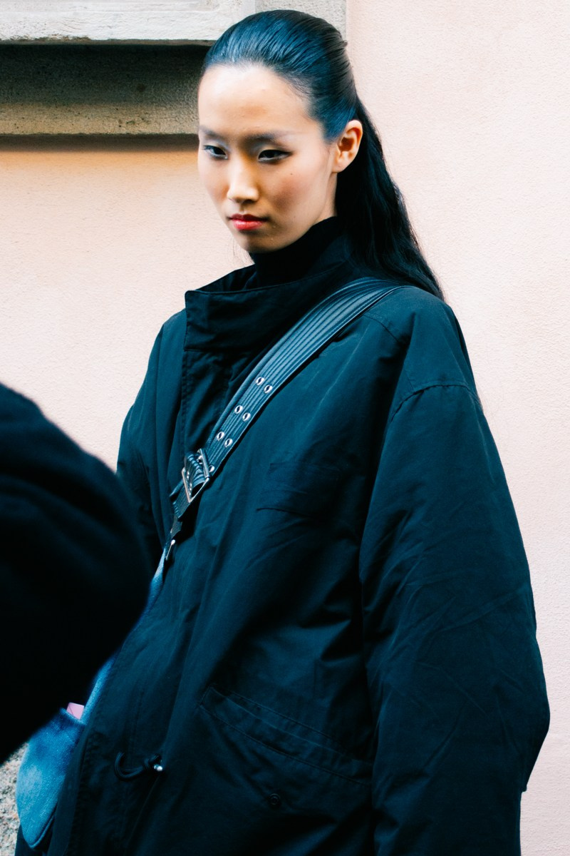 Street style in Milan. Milano Fashion Week