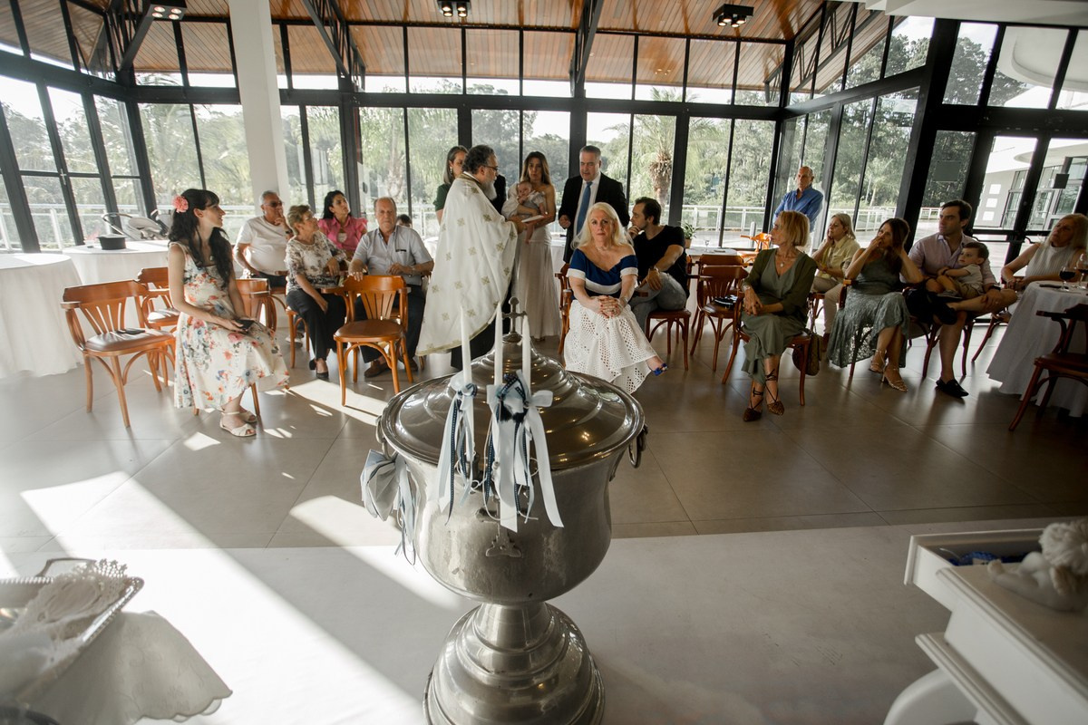 Batismo do Demetrios. Fotógrafa de Eventos em São Paulo e Sorocaba Kika Damasceno