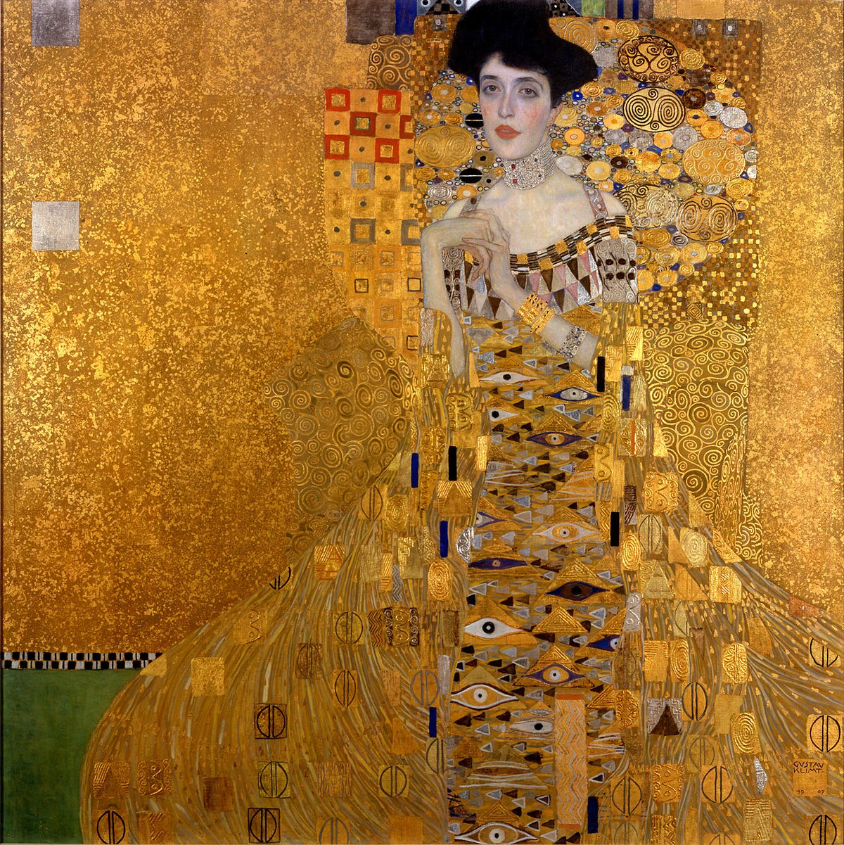Gustav Klimt — Portrait of Adele Bloch-Bauer I (1907)