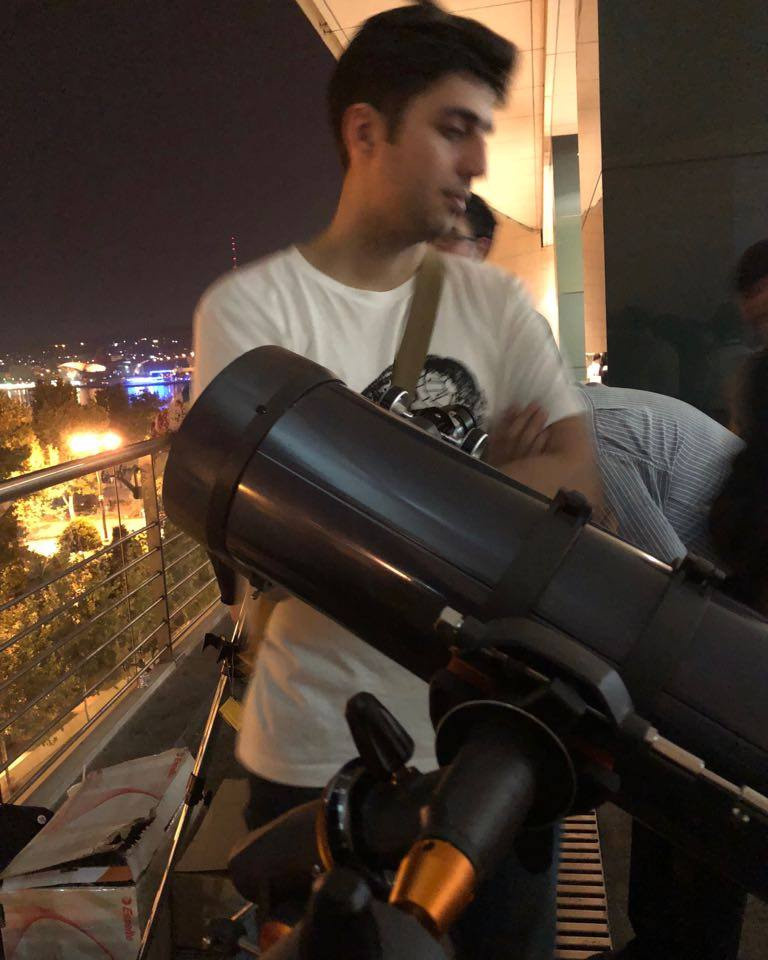 Bakıda Ay tutulması müşahidəsi. Həvəskar Astronomlar Cəmiyyəti — Astronomy.az