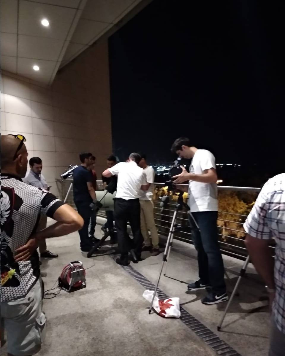 Bakıda Ay tutulması müşahidəsi. Həvəskar Astronomlar Cəmiyyəti — Astronomy.az