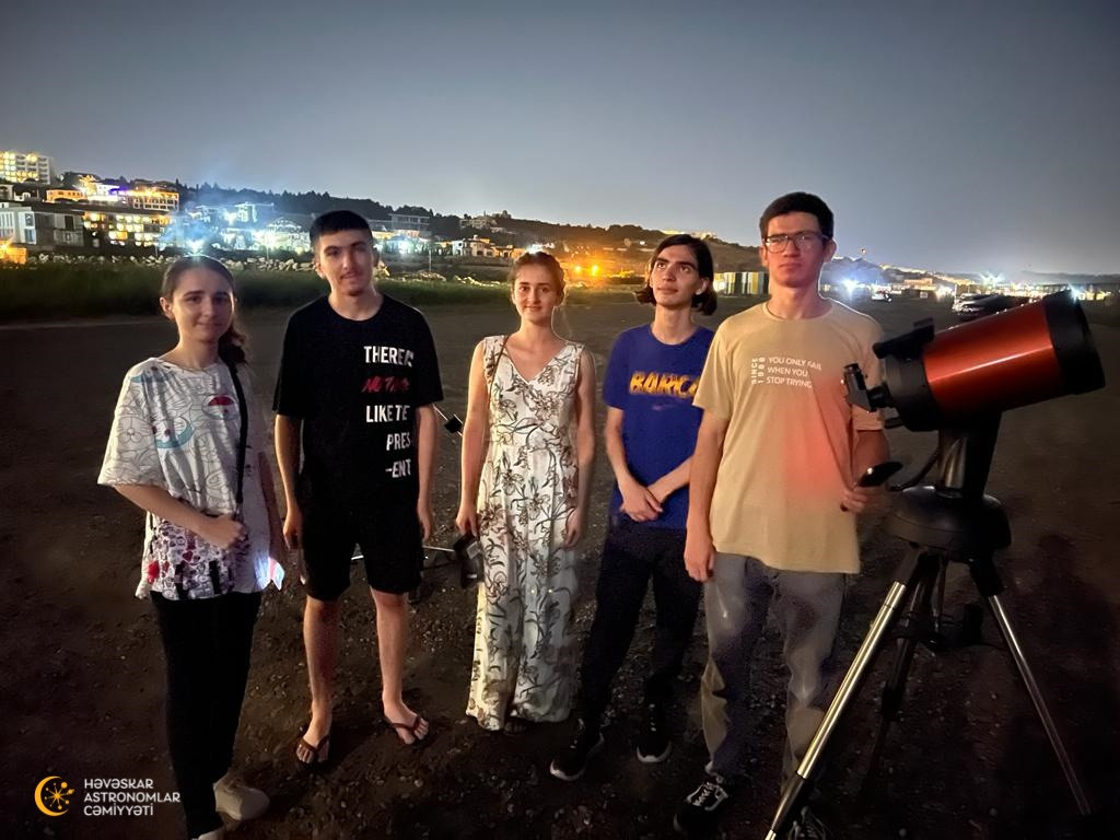 Olimpiada iştirakçılar üçün müşahidə təşkil olundu. Həvəskar Astronomlar Cəmiyyəti — Astronomy.az