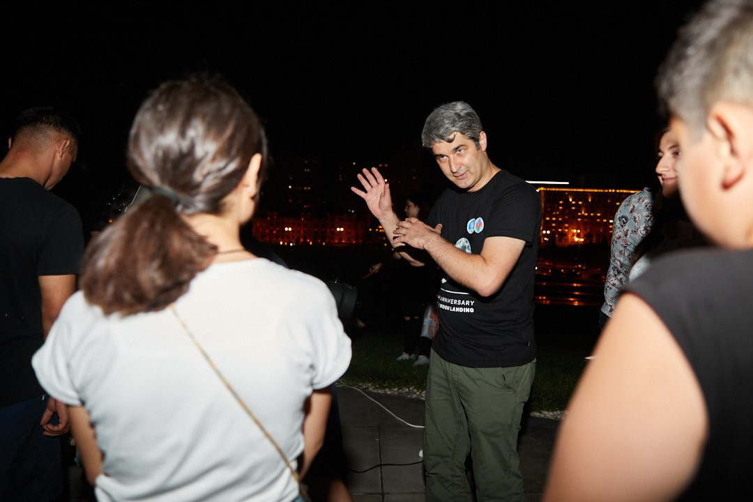 “On the Moon again” tədbiri. Həvəskar Astronomlar Cəmiyyəti — Astronomy.az