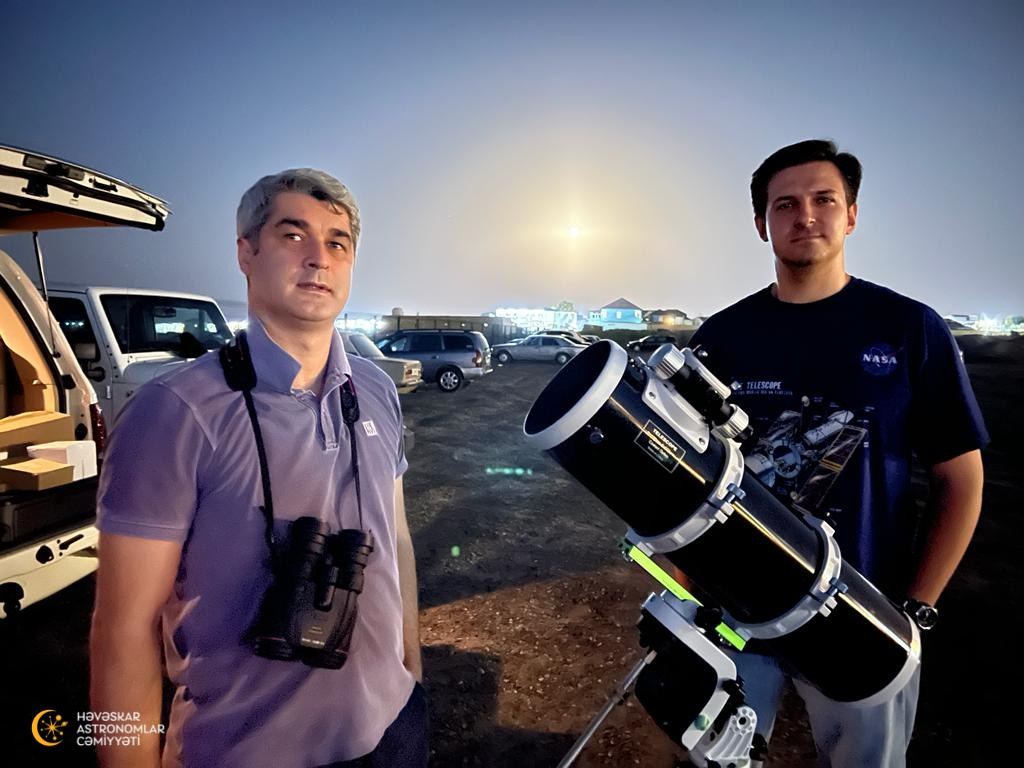 Olimpiada iştirakçılar üçün müşahidə təşkil olundu. Həvəskar Astronomlar Cəmiyyəti — Astronomy.az