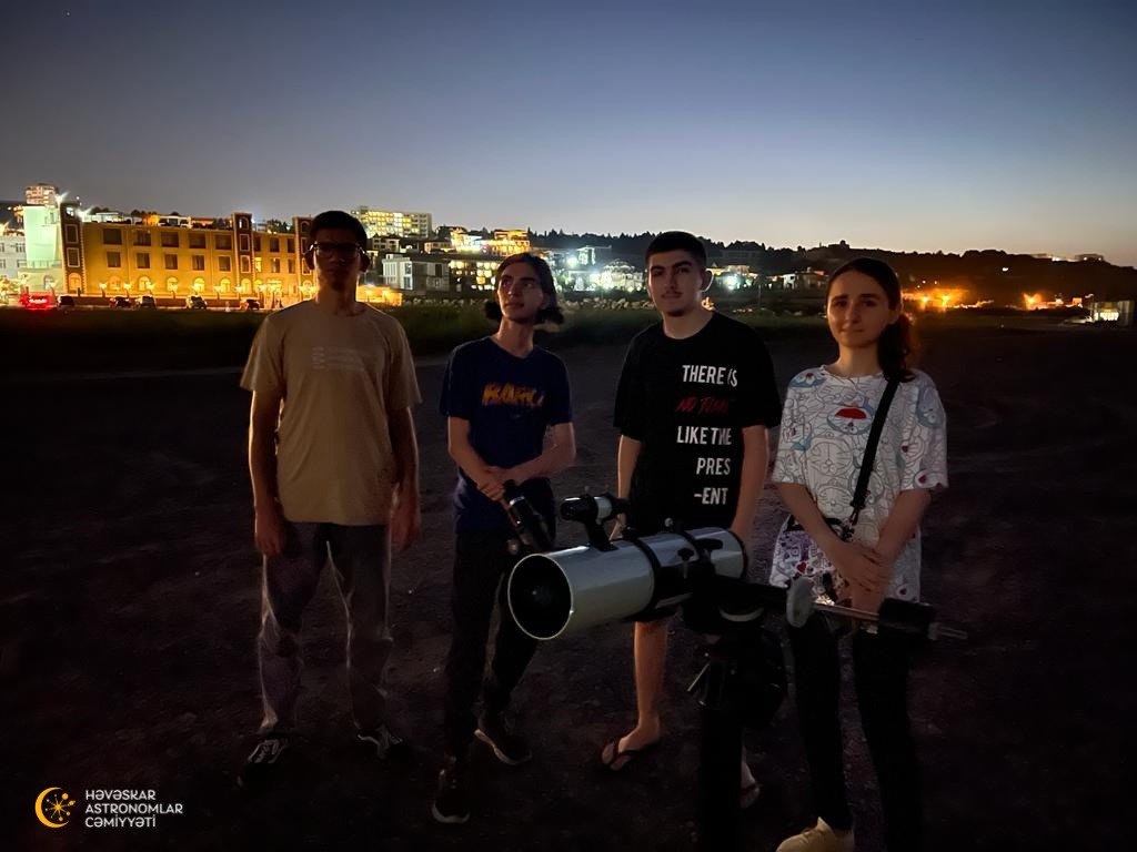Olimpiada iştirakçılar üçün müşahidə təşkil olundu. Həvəskar Astronomlar Cəmiyyəti — Astronomy.az