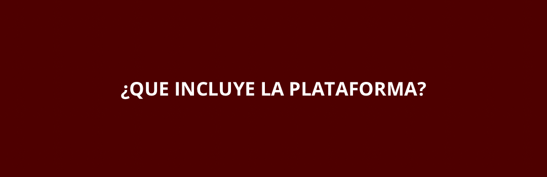 ¿Que incluye la plataforma?. Lucyfera Studio