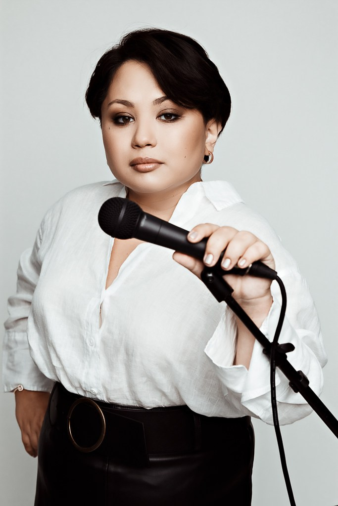 Photoshoot for stand-up artist Regina. Kseny Kolesnik Photography