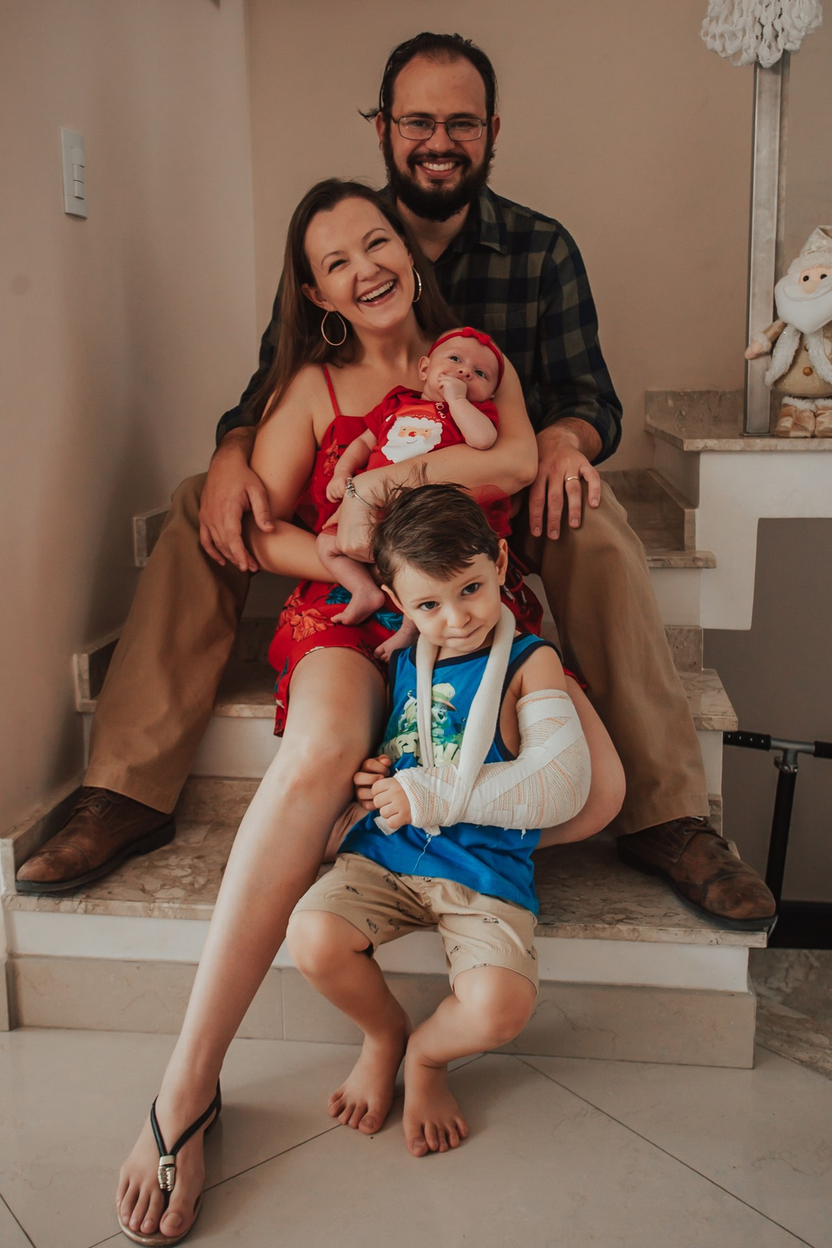 Ensaio de Natal - Família Silva Marcuz. Fotógrafa de Eventos em São Paulo e Sorocaba Kika Damasceno