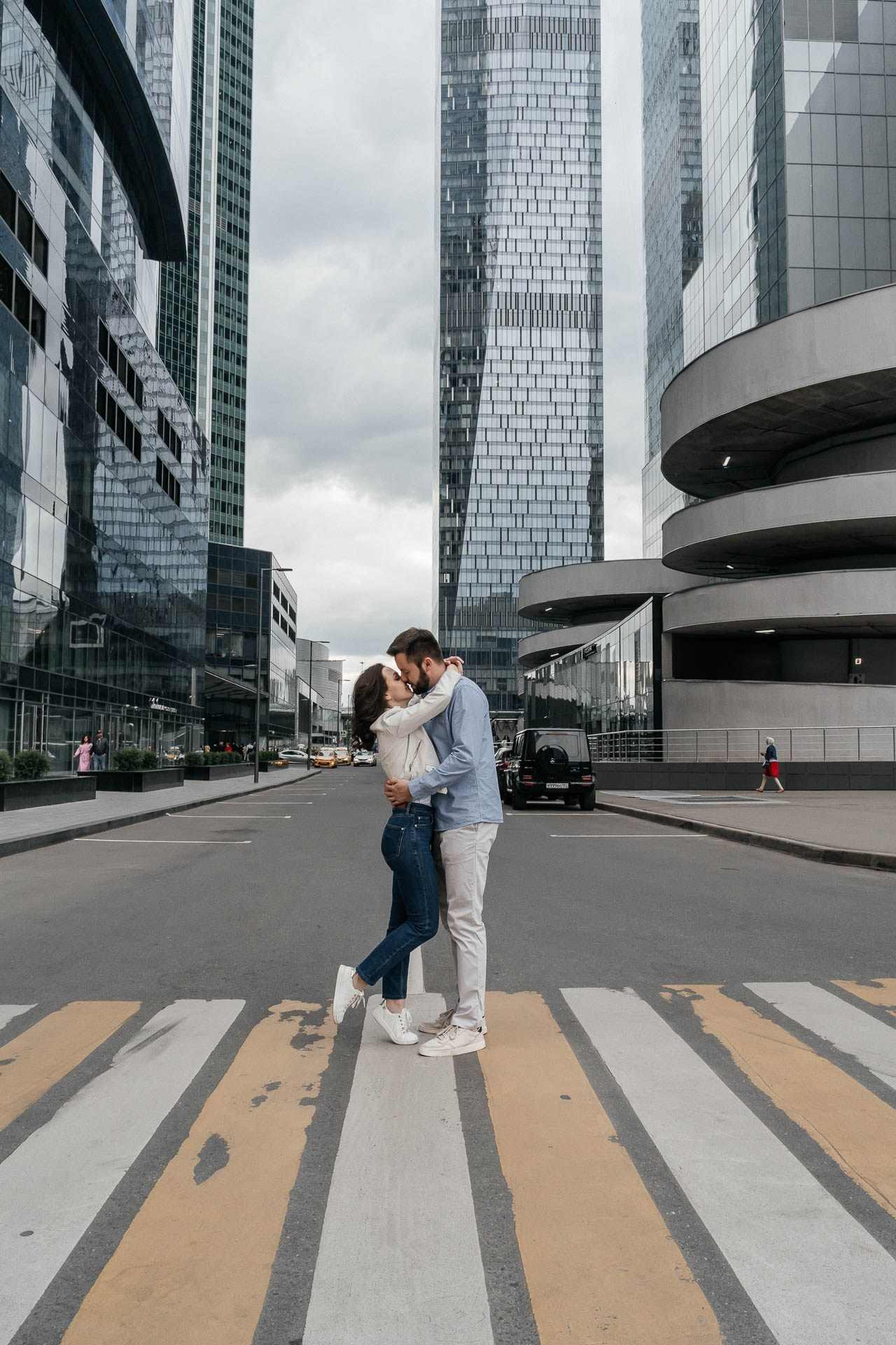Romantic engagement photography in Toronto Ksenia and Artem’s love story.