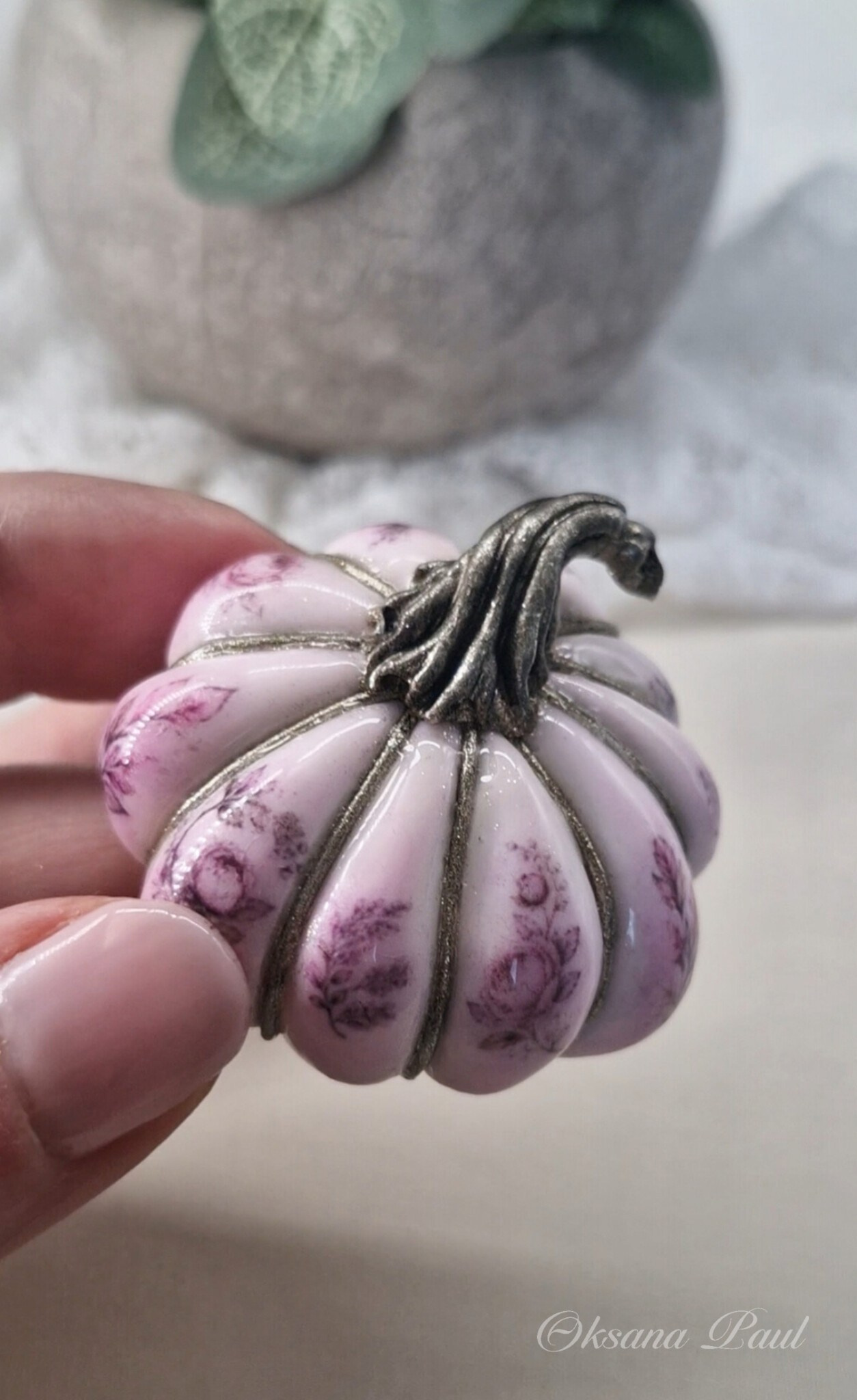 Фарфоровый стиль / Porzellanstil ➜. Oksana Paul-Gardinen-Design Oksana Paul ✧ Art of Gardinen & Textile Design ✧ Polymer Clay Art & Handmade Creatures