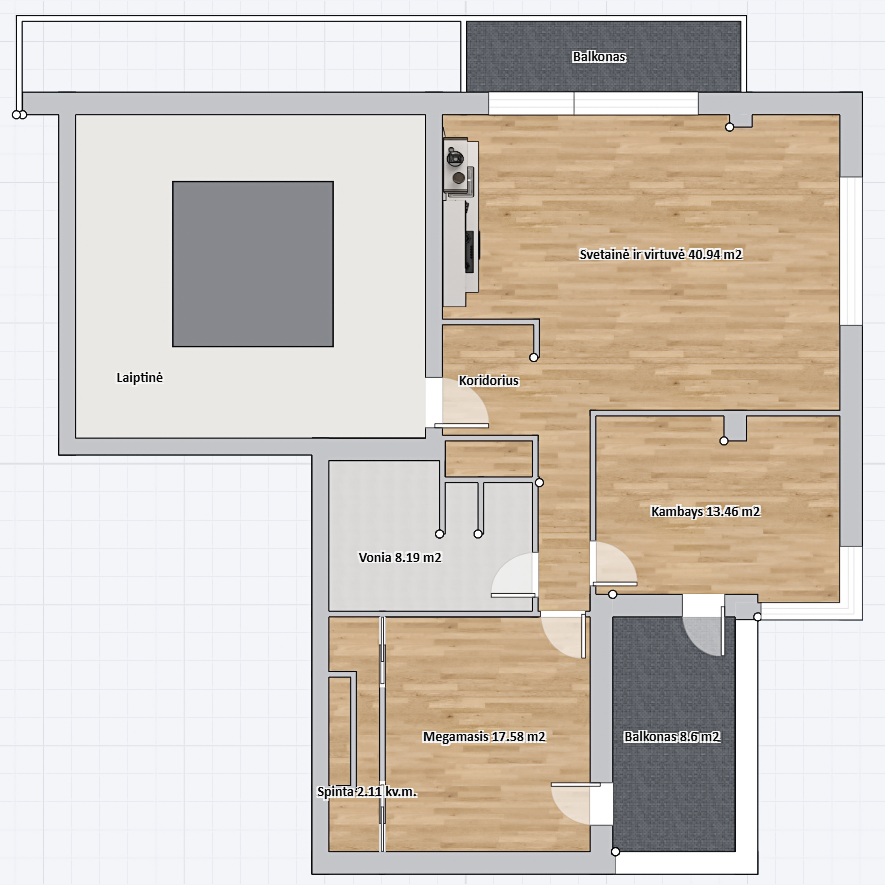 Bajorų kelias 17, 3k butas. Elina Sapiega fotografė Vilniuje