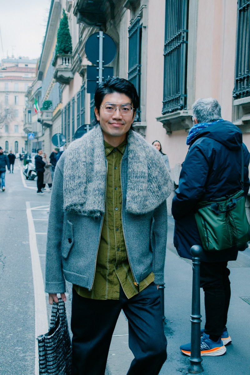 Amazing look. Street style in Milan. Milano Women Fashion Week