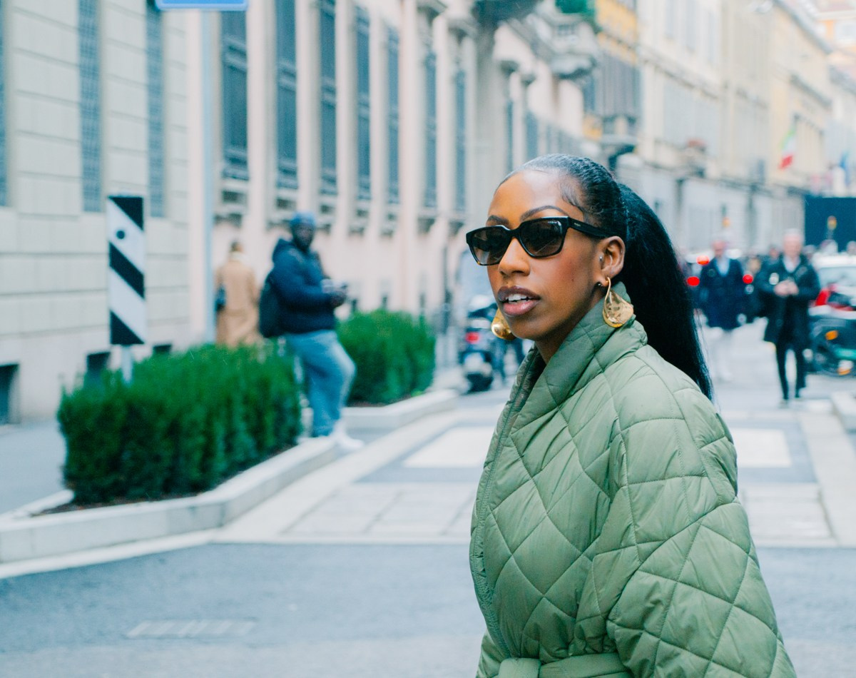 Street style in Milan. Milano Fashion Week