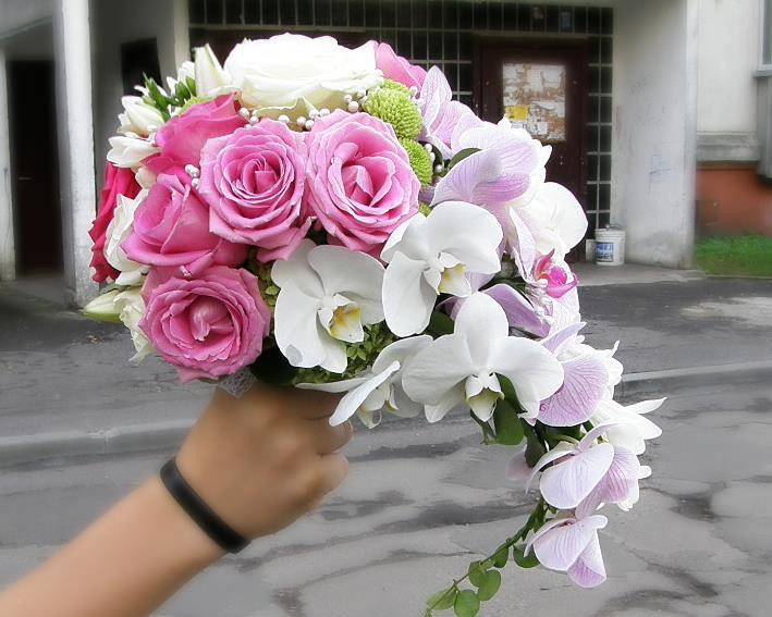 Līgavas pušķi rozā toņos. Event design, decoration, floristry, gift, Irina Novika, Riga, Latvia