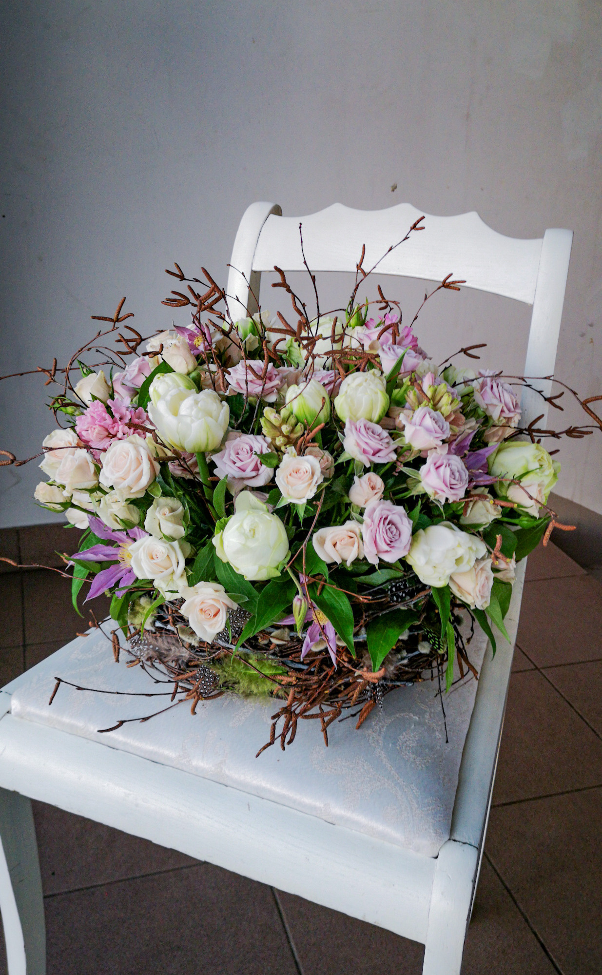 Puķu grozi. Event design, decoration, floristry, gift, Irina Novika, Riga, Latvia