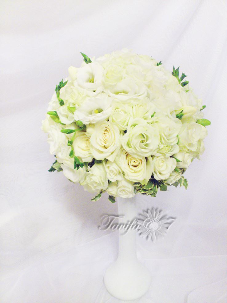 Līgavas pušķi baltos toņos. Event design, decoration, floristry, gift, Irina Novika, Riga, Latvia