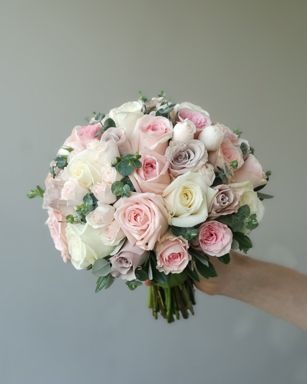 Līgavas pušķi rozā toņos. Event design, decoration, floristry, gift, Irina Novika, Riga, Latvia