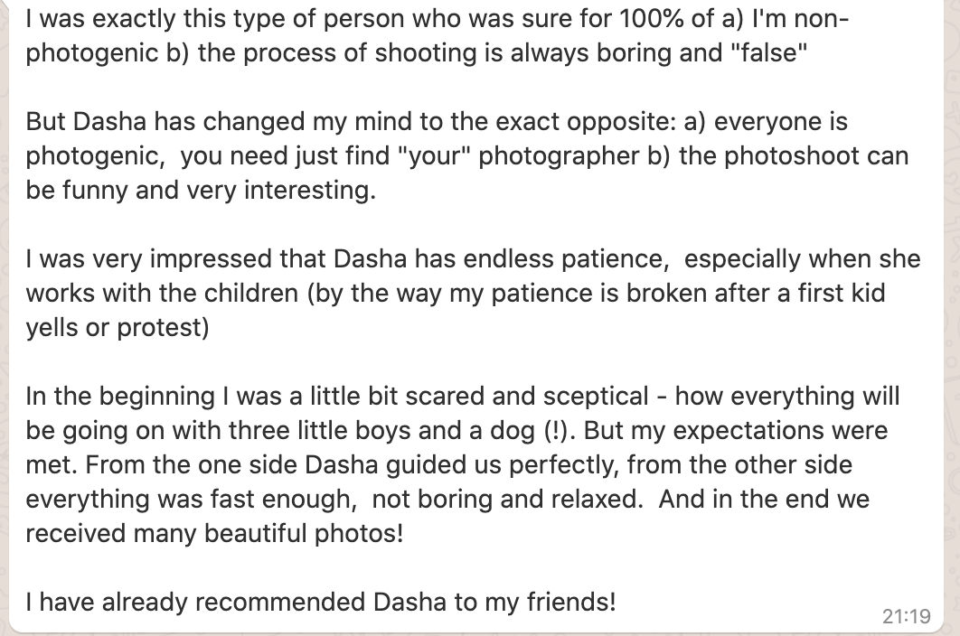 Familie. Eure authentischen Fotos & Videos