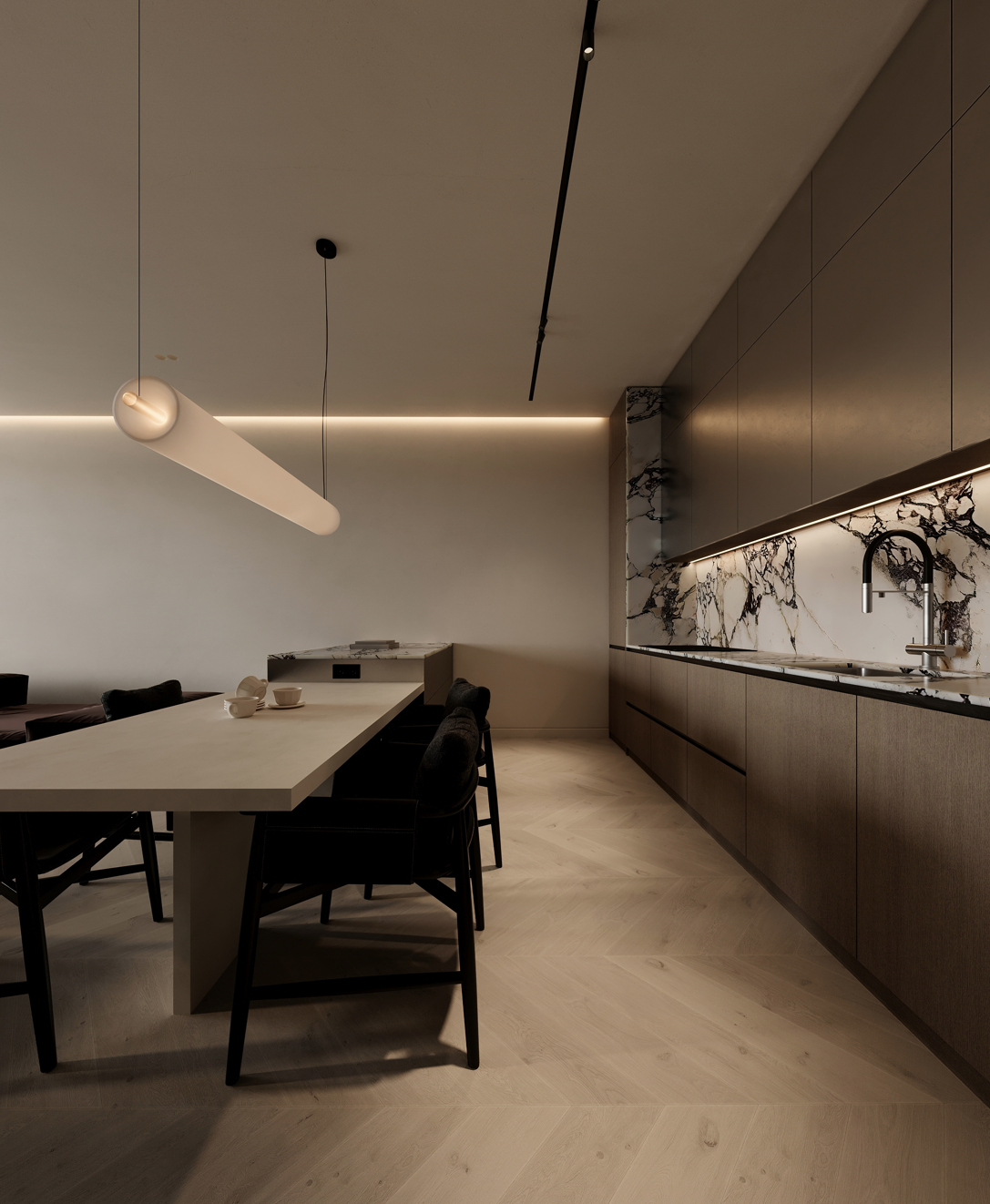 Vilnius 84 m2. Bliu.design — dizainas / interjeras / architektūra / 3D vizualizacijos