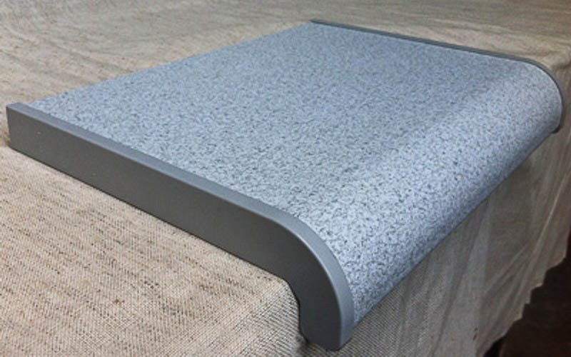 Подоконник WDS Дымчатый Гранит матовый.