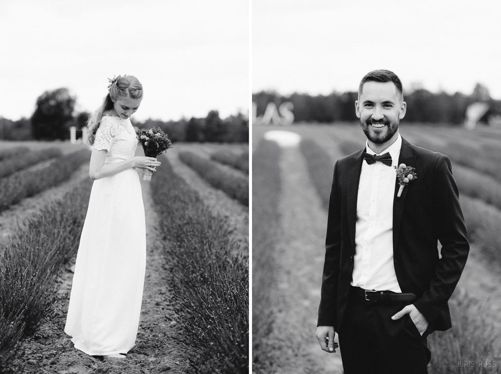 Kāzu diena ar lavandas aromātu Vidzemes lavandu audzētavā un svinības