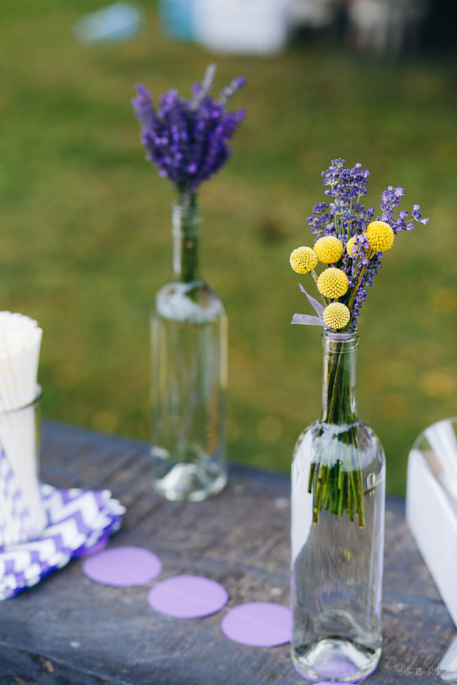 Kāzu diena ar lavandas aromātu Vidzemes lavandu audzētavā un svinības