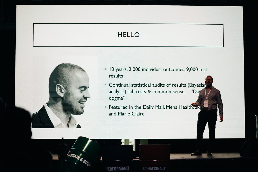 Biohakeru konference 2019 RISEBA hallē par miegu, uzturu, gavēšanu, rū