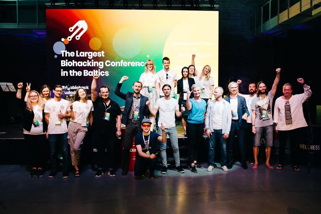 Biohakeru konference 2019 RISEBA hallē par miegu, uzturu, gavēšanu, rū